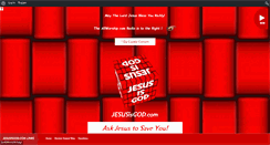 Desktop Screenshot of jesusisgod.com